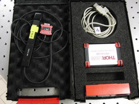 Puissancemètre  Laser PM100USB avec photodiode Power Sensors S130C - de 5pW a 500mW de 400 a 1100nm