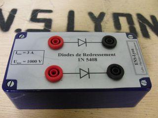 Boitier de 2 diodes de redressement 1N5408