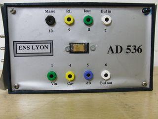 Convertisseur RMS-CC AD 536