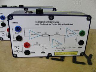 Elément non-linéaire pour oscillateur de Vander Pol et double-puits ( utiliser alimentation boitiers electroniques P42.39/…)