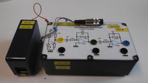 Capteur de pouls - Dispositif en 2 parties - alim. ± 15 V