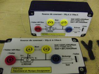 Source de courant -10 Ω - A a 10 mA