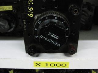 Resistance variable X 1 000 Ohm