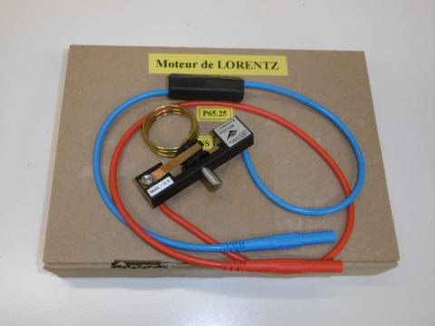 Moteur de Lorentz - Imax = 6 A - Dans boîte en carton → Principe du moteur CC