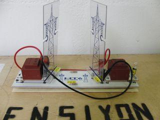 Transport d electricite  maquette HT6