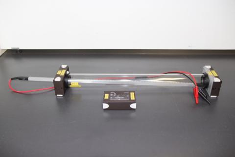 Tube de Kundt + bouchon + tige alu avec micro électret + boîtier alim. micro +HP