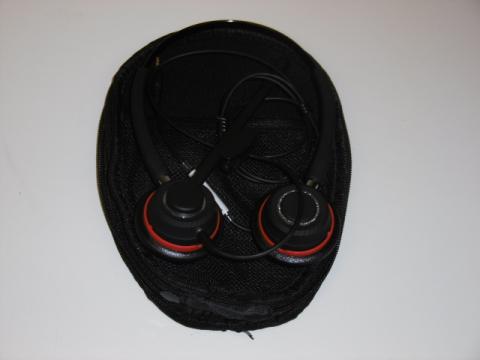 Casque (écouteur) avec micro - modèle ODHC65J - Jack 3,5 mm à 4 contacts - étui - 2 mousses pour écouteurs