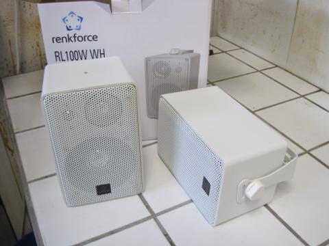 Haut-parleur 3 voies - 90 Hz à 20 KHz - 4 / 8 Ohms / 40 W - sensibilté 87 dB/W à 1 m (dans caisse en plastique blanc)