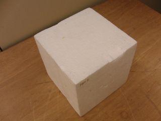 Cube de polystyrene   petit